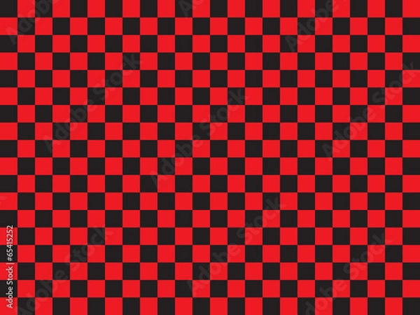 Fototapeta Black and red square background