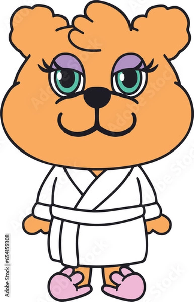 Obraz バスローブ姿_03