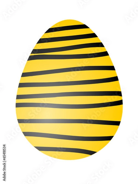 Obraz Yellow Zebra (Easter Egg)
