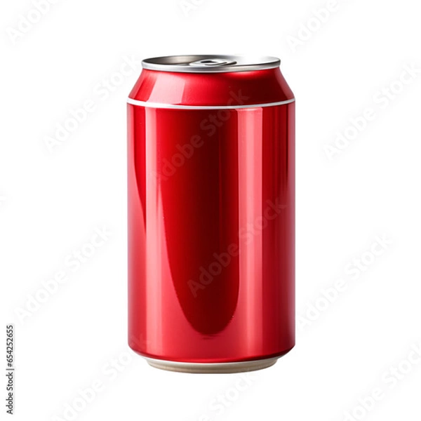 Fototapeta Can of Soda Isolated on Transparent or White Background