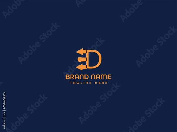 Obraz letter logo design