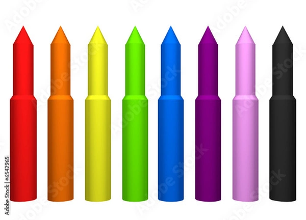 Obraz Color crayons or markers