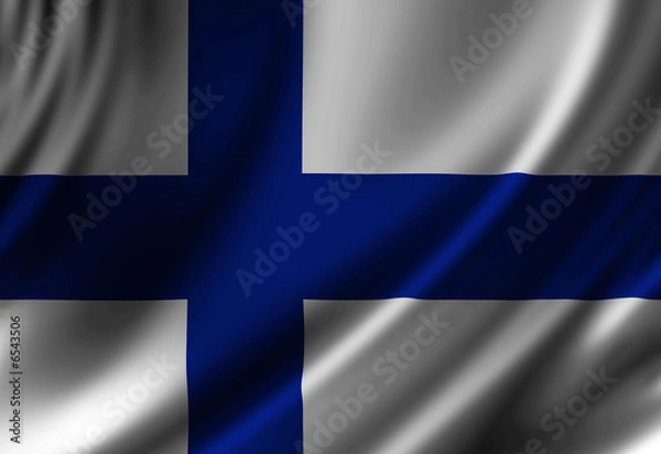 Fototapeta Flag of finland