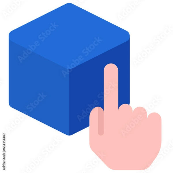 Fototapeta Interactive Cube Icon