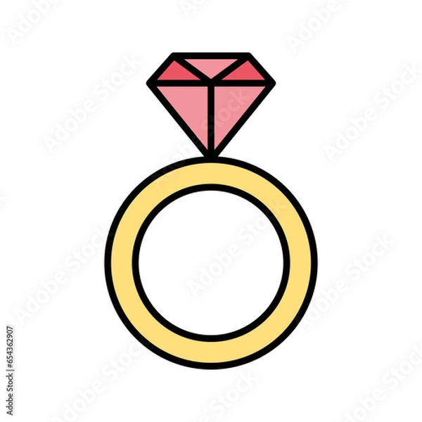 Fototapeta Ring icon