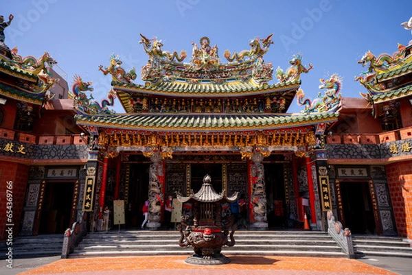 Fototapeta 左営鳳邑旧城城隍廟 台湾 高雄市