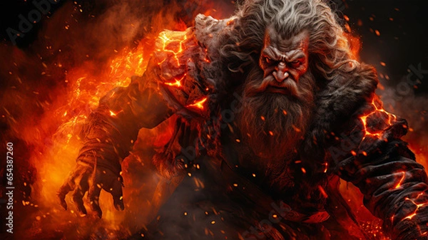 Obraz Old Magician Dwarf