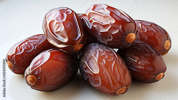 Fototapeta dates on a white background UHD wallpaper Stock Photographic Image