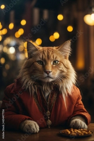 Obraz Cat dressed as an aristocrat