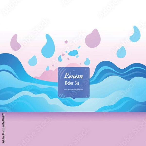 Obraz banner, template, background, party banner, party invitation
