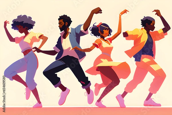 Obraz dancing girls with disco ball
Generative AI
