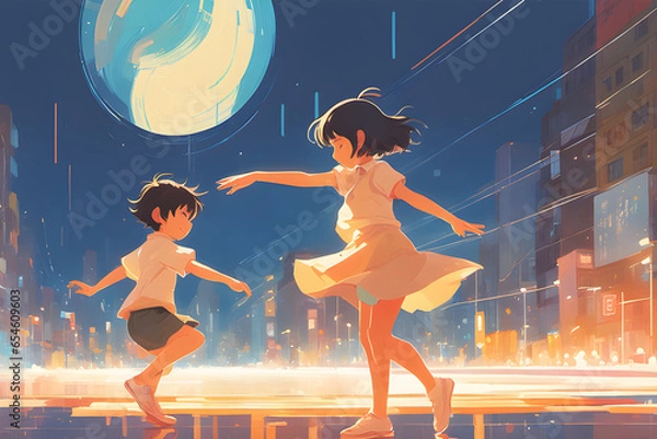 Obraz dancers on stage
Generative AI