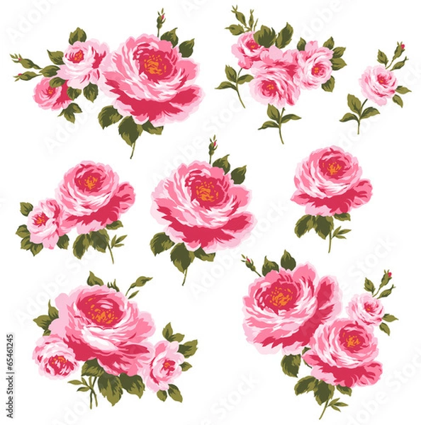 Fototapeta バラのイラスト