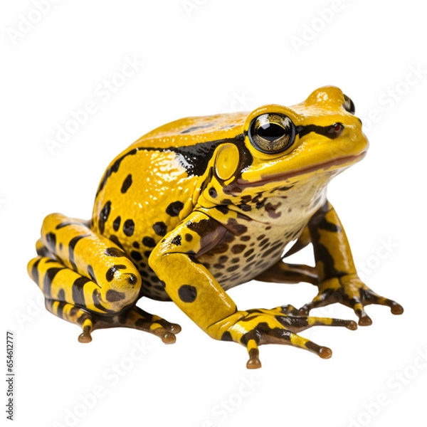 Obraz Rare Beautiful Frog Isolated on Transparent or White Background