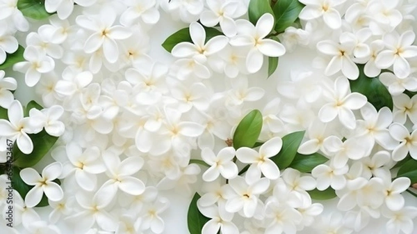 Obraz top view Fresh Jasmine flower background