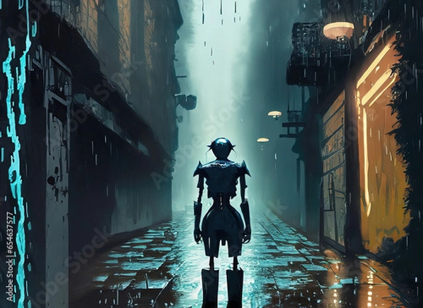 Obraz person in the city