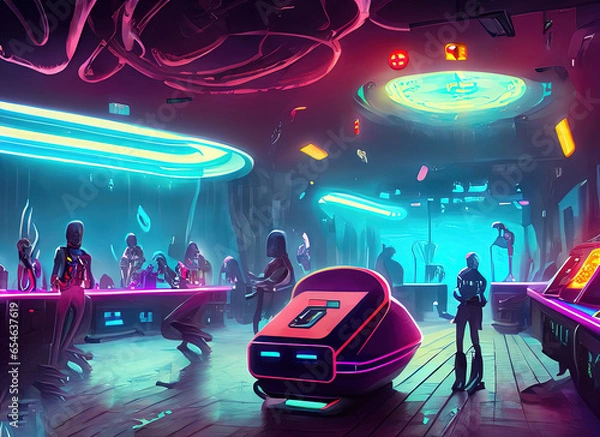 Obraz people at the concert