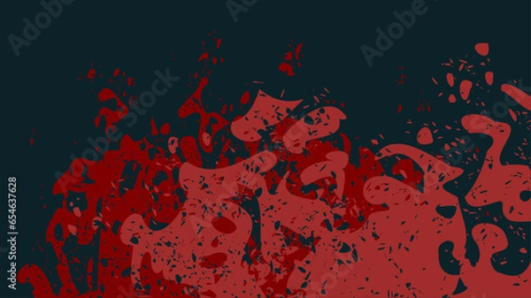 Obraz Red splash abstract vector background