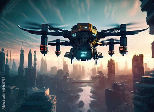 Obraz refinery at night