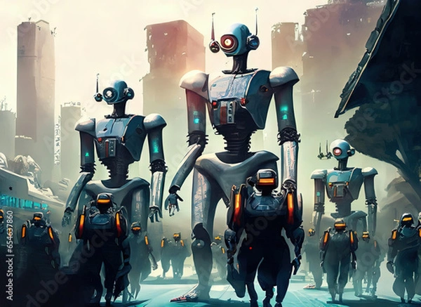 Obraz alien in the space