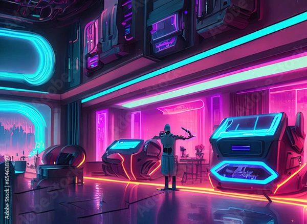 Obraz club party flyer