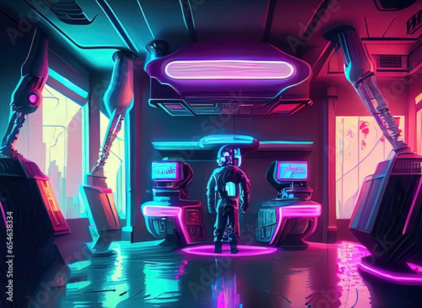 Obraz people in a bar