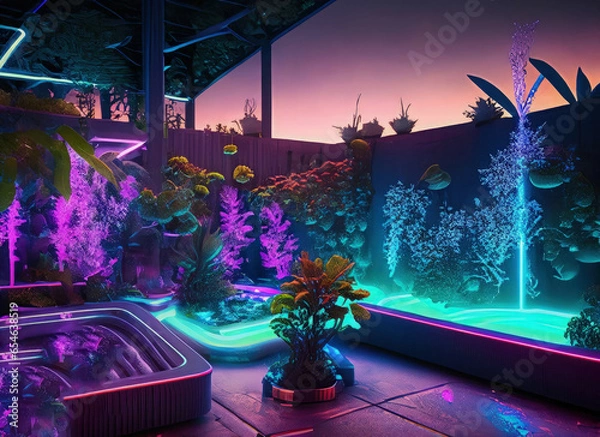 Obraz christmas tree in the city