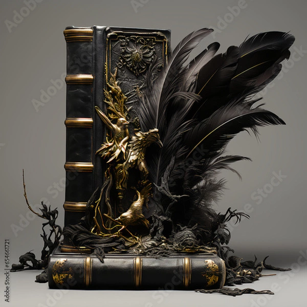 Fototapeta 古の本