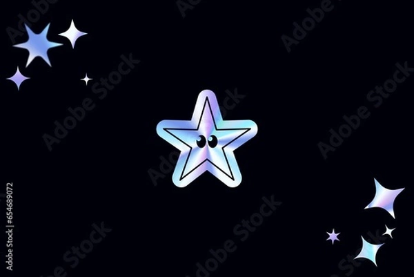 Obraz abstract star shape