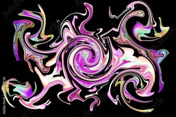 Fototapeta abstract background with swirls
