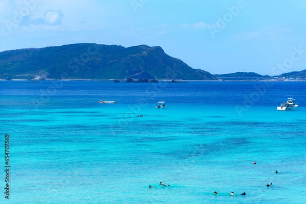 Fototapeta 沖縄　離島の海