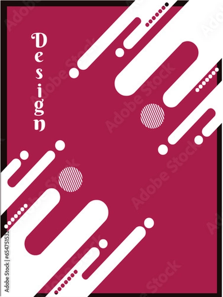 Obraz Vector set packaging templates geometric background. Japan wallpaper. Vector illustration. vector abstract note book cover design template book cover poster card design invitation design