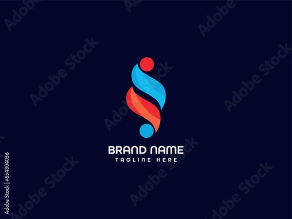 Obraz letter logo design