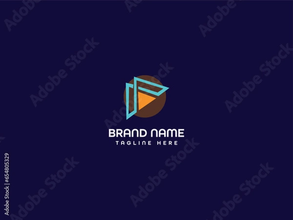 Obraz letter logo design