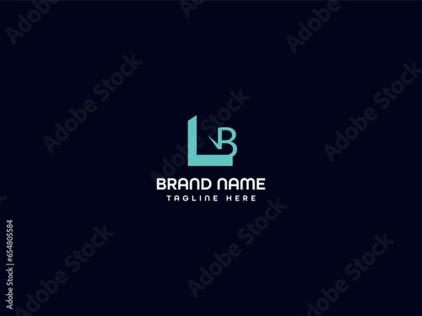 Fototapeta letter logo design