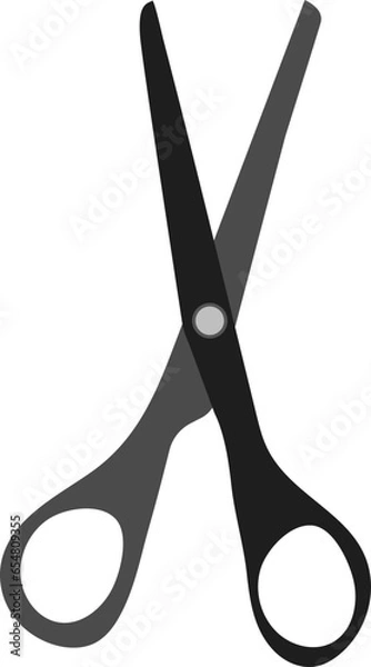 Fototapeta Scissors illustrated. Scissors icon