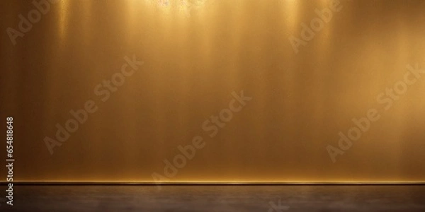 Obraz Golden Brick Wall