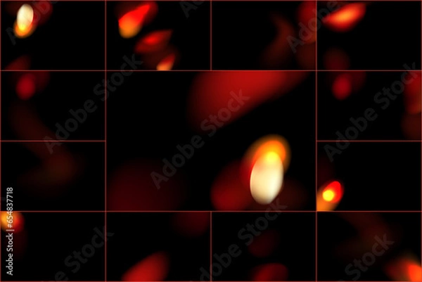 Fototapeta cinematic bokeh photography sun light effects neon overlay realistic optical sun ray effects golden vector