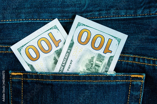 Obraz money in pocket