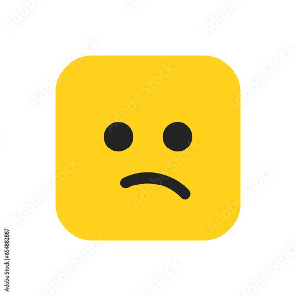 Fototapeta Baffled Emoji