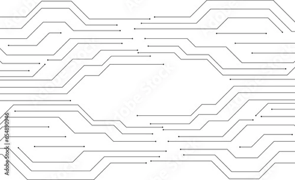 Obraz abstract circuit board background texture