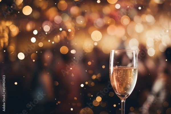 Obraz Celebration Party Background - New Year Party - Confetti - AI Generated