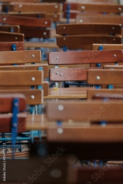 Obraz Biergartenstühle