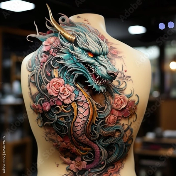 Fototapeta dynamic ballerina in motion