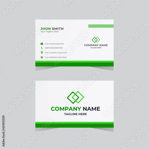 Obraz Modern creative business card design template