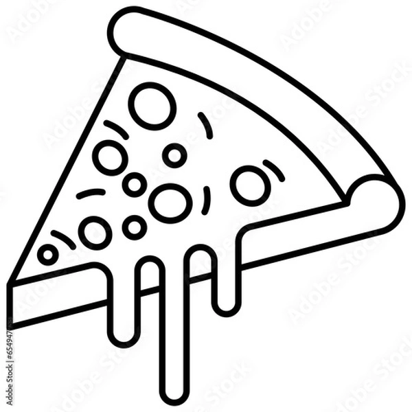 Fototapeta pizza slice