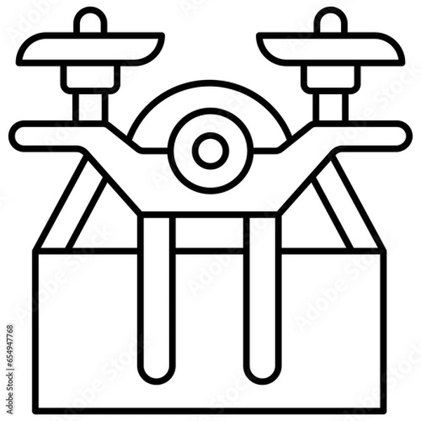 Fototapeta drone delivery