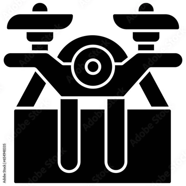 Fototapeta drone delivery