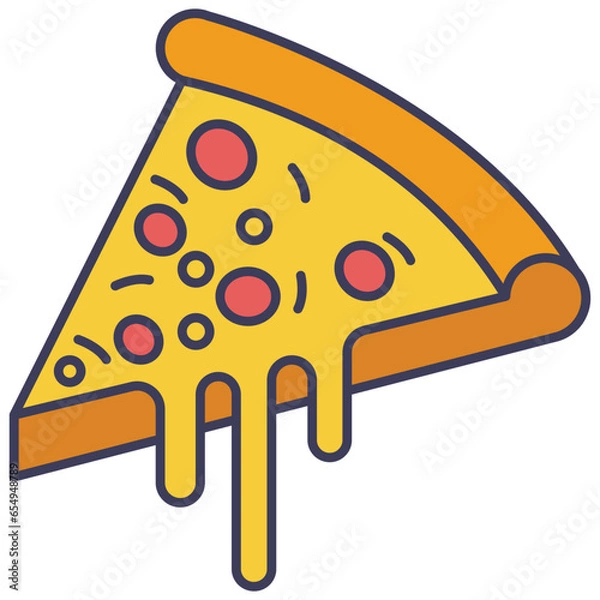 Fototapeta pizza slice