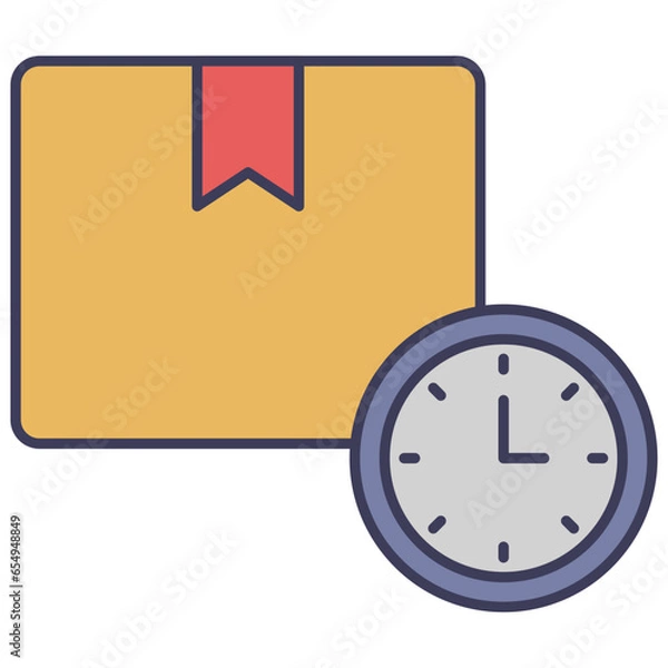 Fototapeta delivery on time